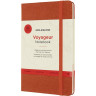Блокнот MOLESKINE VOYAGEUR MEDIUM , нелинованный, оранжевый VN002F6